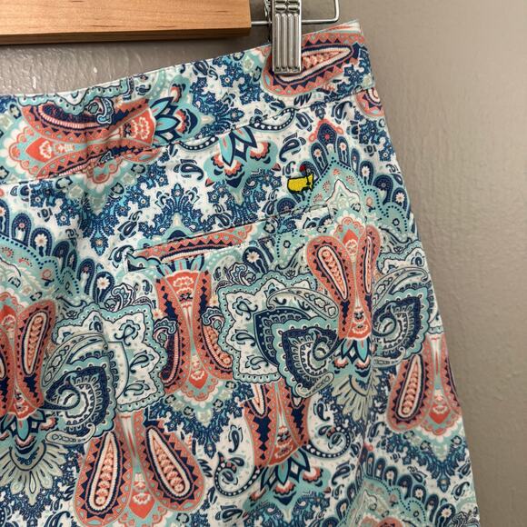 MASTERS BOBBY JONES Skort Pink and Blue Size 6 Side Zip - Picture 8 of 8